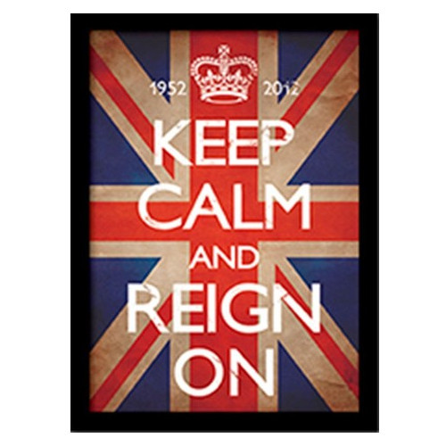 Рамка плаката Keep Calm and Reign On фото №1