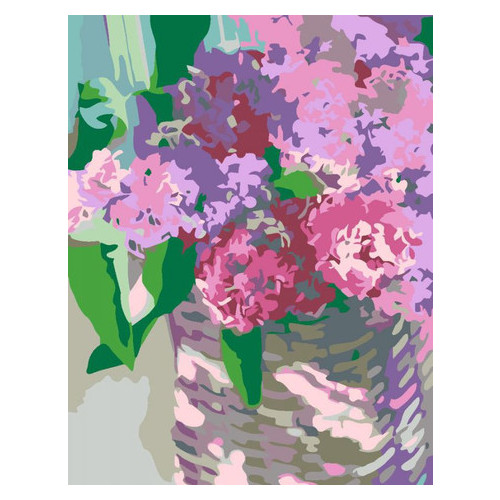 Картина за номерами Rosa „Ніжні гіацинти“ 35х45см (N00013294) фото №2