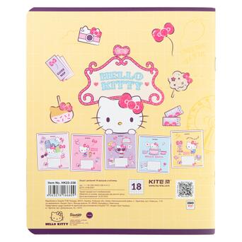 Зошит Kite Hello Kitty 18 аркушів клітка (HK23-236) фото №3