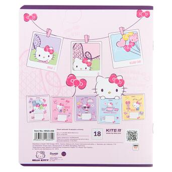 Зошит Kite Hello Kitty 18 аркушів клітка (HK23-236) фото №9
