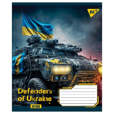 Зошит Yes А5 Defenders of Ukraine 60 аркушів клітка (766469) фото №3