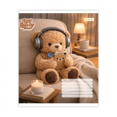 Тетрадь 1 Вересня Bear stories А5 24 листа клетка (768974) фото №2