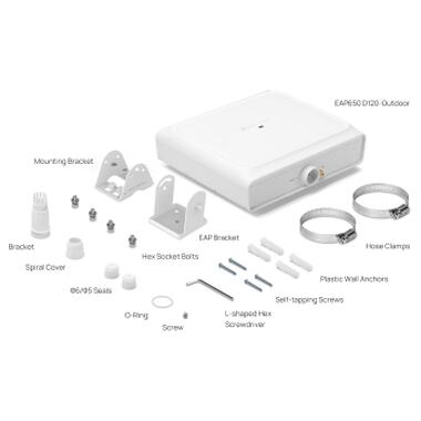 Точка доступа Wi-Fi TP-Link EAP650-D120-OUTDOOR фото №2