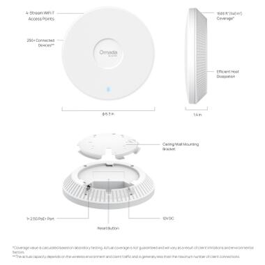 Точка доступа Wi-Fi TP-Link EAP720 фото №8
