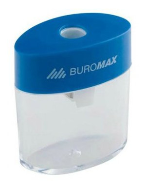 Стругачка для олівців Buromax з контейнером, пластикова BM.4752 фото №5