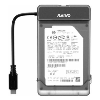 Адаптер Maiwo USB3.1 GEN1 TypeC на HDD 25 SATA/SSD чорний (K104G2 чорний) фото №1