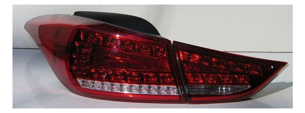 Hyundai Elantra MD оптика задня червона LED стиль Audi (TL083) фото №1
