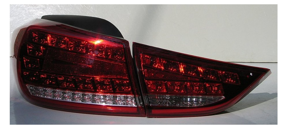 Hyundai Elantra MD оптика задня червона LED стиль Audi (TL083) фото №5