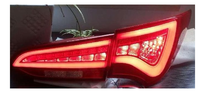 Hyundai Santa Fe 3 оптика LED SuperLux задня світлодіодна альтернативна червона (WH106-R) фото №11