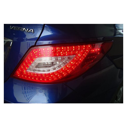 Hyundai Solaris оптика задня світлодіодна LED червона (TL105) фото №17