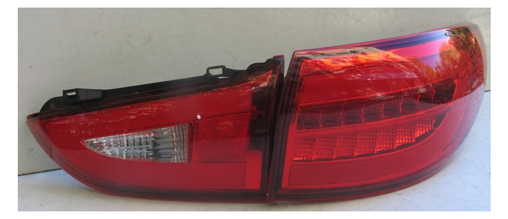Mazda 6 оптика задня тюнінг, ліхтарі LED червоні / taillights Atenza red LED (XZ046) фото №3