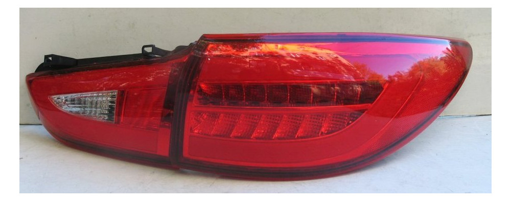 Mazda 6 оптика задня тюнінг, ліхтарі LED червоні / taillights Atenza red LED (XZ046) фото №2