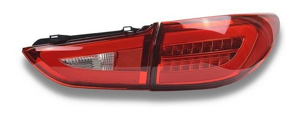 Mazda 6 оптика задня тюнінг, ліхтарі LED червоні / taillights Atenza red LED (XZ046) фото №1