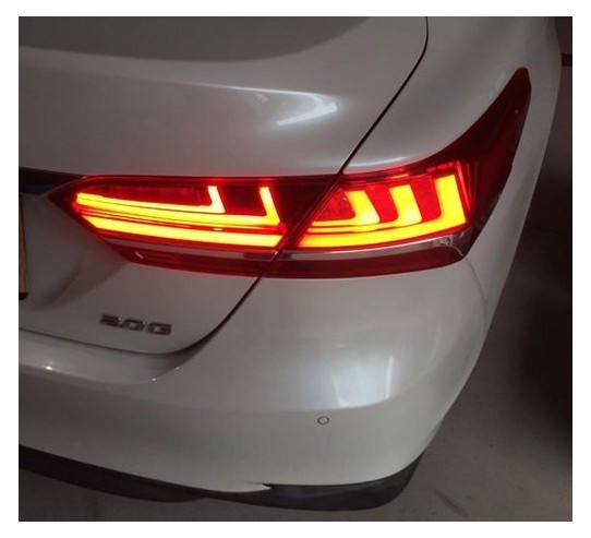 Toyota Camry XV70 2018 оптика задня LED альтернативна тюнінг червона стиль ZW (ZWXV70R) фото №7