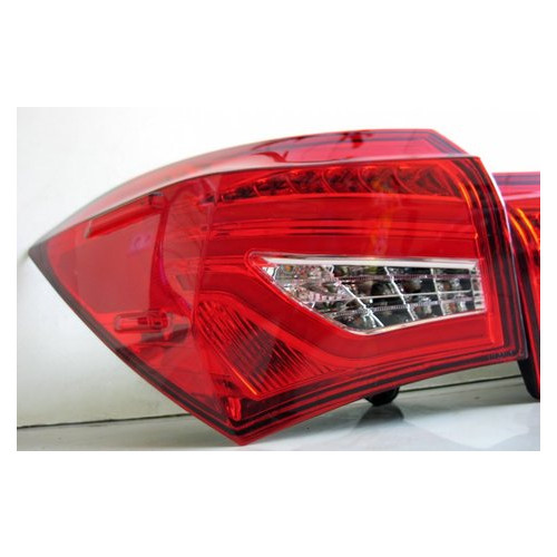 Toyota Corolla E170/ Altis оптика задня LED червона BENZ стиль (YAB-KLL-0252A) фото №7
