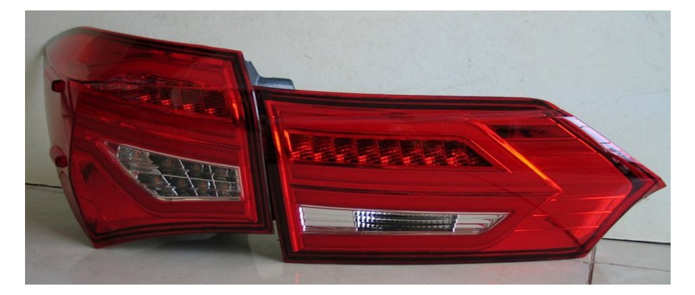 Toyota Corolla E170/ Altis оптика задня LED червона BENZ стиль (YAB-KLL-0252A) фото №5