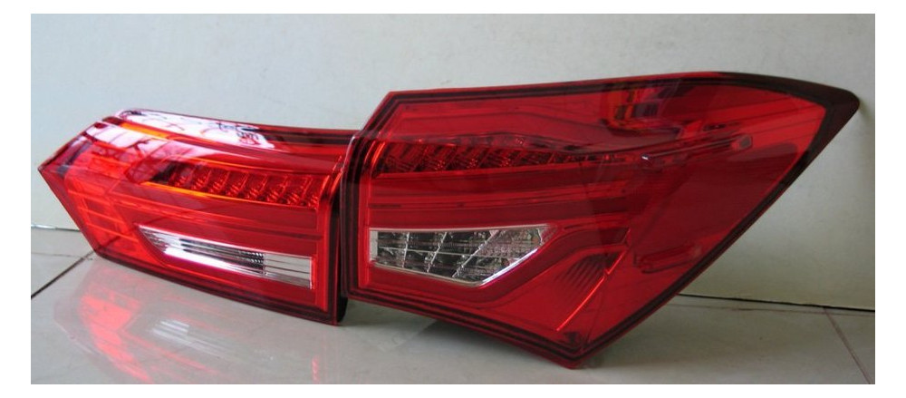 Toyota Corolla E170/ Altis оптика задня LED червона BENZ стиль (YAB-KLL-0252A) фото №3
