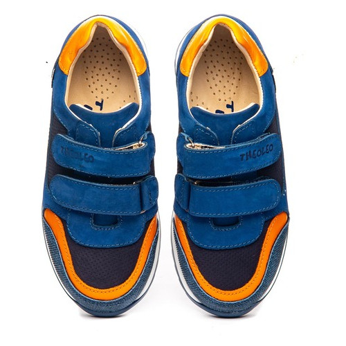 Кросівки Theo Leo RN1317 26 17 см Сині,оранжеві фото №4