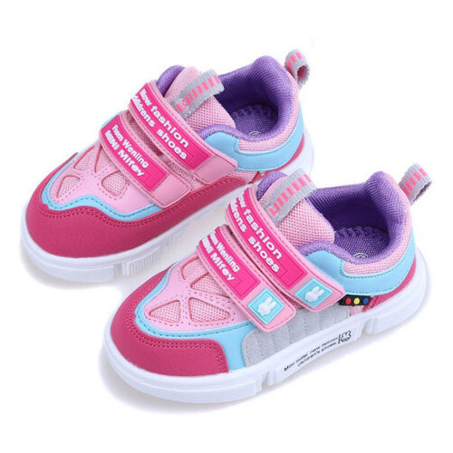 Кроссовки для девочки Светофор, розовый Hello Mifey (23) (55056000073) фото №1