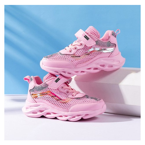 Кроссовки для девочки Fashion Pink Hobibear (33) (54766000336) фото №6