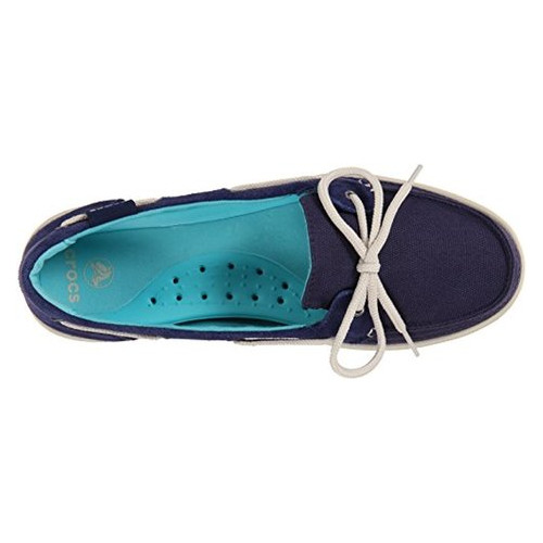 Мокасини Crocs Walu Boat Shoe 33.5 (Темно-сині) фото №3