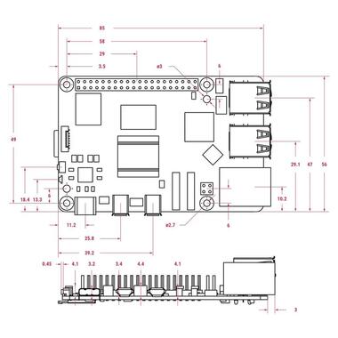 Плата Raspberry Pi 5, 2GB фото №10