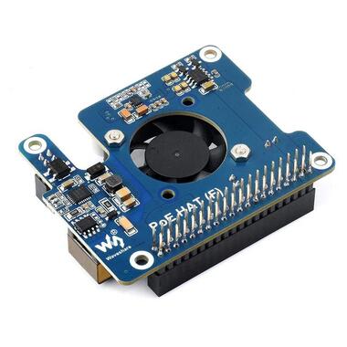 Плата розширення PoE HAT для Raspberry Pi 5 (WAV-26399) фото №1