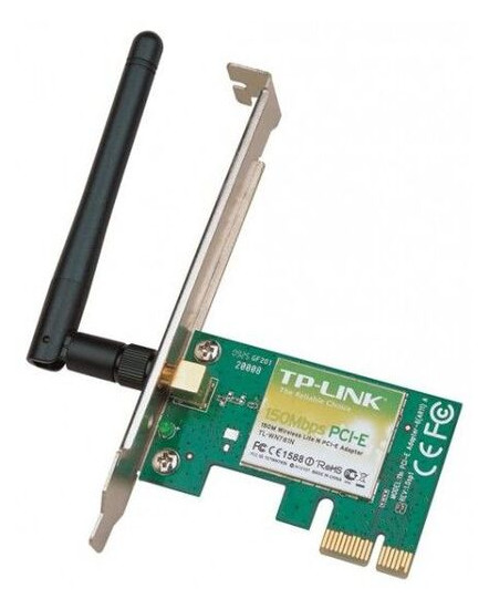 Сетевая карта PCI-E TP-LINK TL-WN781ND Wi-Fi 802.11g/n 150Mb, 1 съемная антенна фото №1