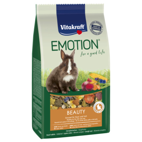 Корм для гризунів Vitakraft Emotion Beauty Selection Adult для кроликів 600 г (4008239314550) фото №1