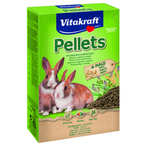 Корм для гризунів Vitakraft Pellets для кроликів 1 кг (4008239252463) фото №1