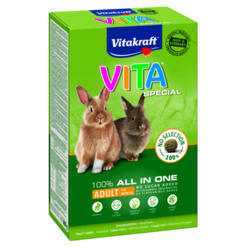 Корм для гризунів Vitakraft Vita Special для кроликів 600 г (4008239253149) фото №1