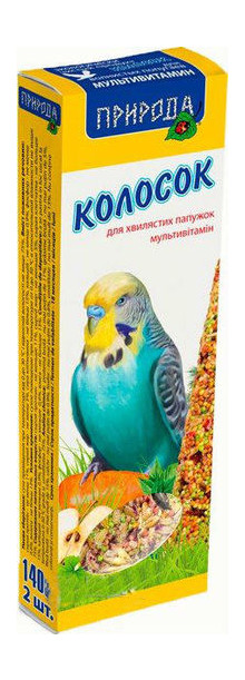 Колосок для попугаев Природа мультивитамин 140г (PR740020) фото №1