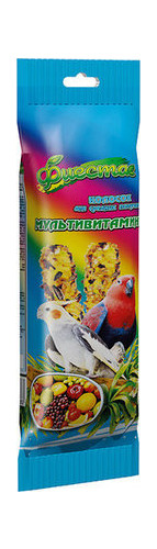 Колосок для волнистых попугаев Природа Фиеста мультивитамин 100г (PR740230) фото №1