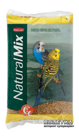 Повсякденний корм Padovan NatMix Cocorite для хвилястих папуг 1 кг (PP00121) фото №1