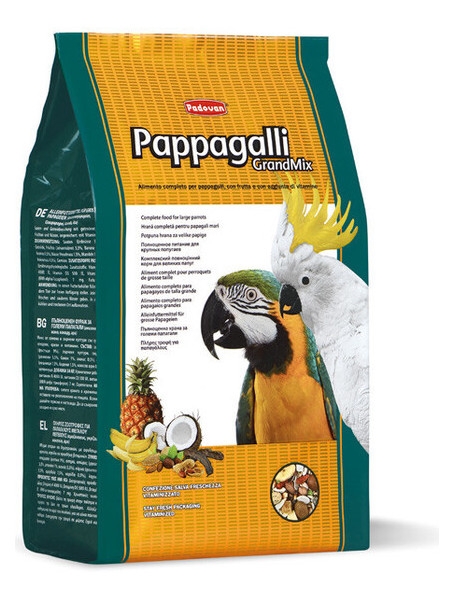 Корм для великих папуг Padovan GrandMix Pappagalli 2 кг 8001254006536 (PP00653) фото №1