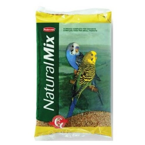 Корм для птахів Padovan Natural Mix cocorite для хвилястих папуг 1kg (PP00121) фото №1