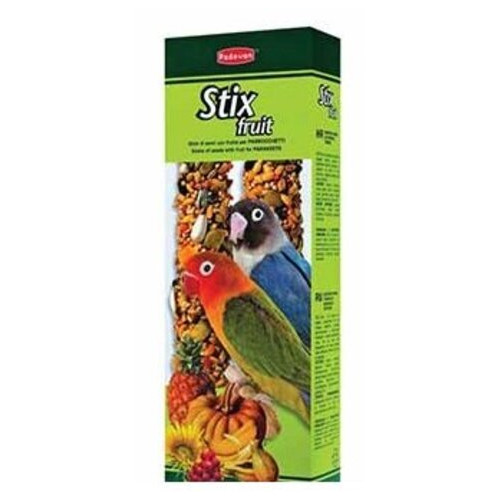 Ласощі для птахів Padovan Stix fruit для папуг (PP00347) фото №1