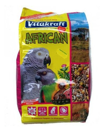 Корм для африканских попугаев Vitakraft African жако 750 г фото №1