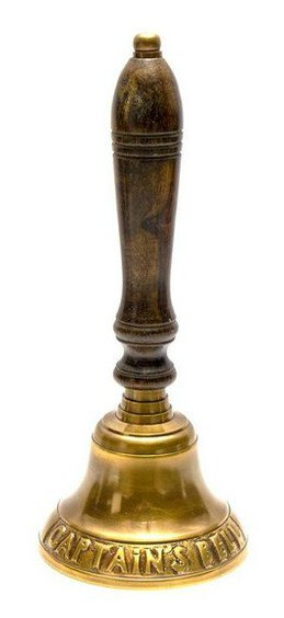 Колокол Даршан капитанский бронзовый Antic 32,5х10х10 см (20576) фото №2