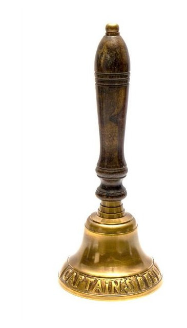 Колокол Даршан капитанский бронзовый Antic 32,5х10х10 см (20576) фото №1