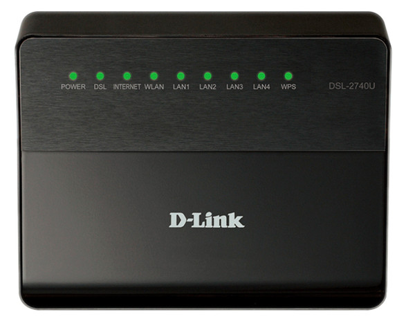 Модем ADSL2 з WiFi D-Link DSL-2740U фото №1