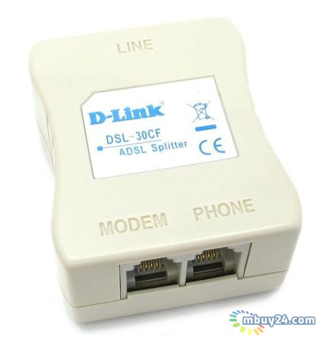 Спліттер D-Link DSL-30CF ADSL Спліттер фото №1