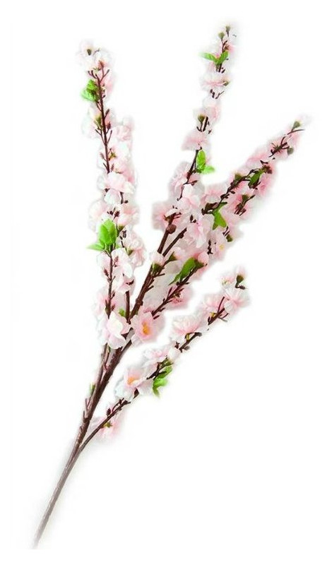 Ветка Даршан сакуры розовая 125 см 5/уп (24031) фото №1