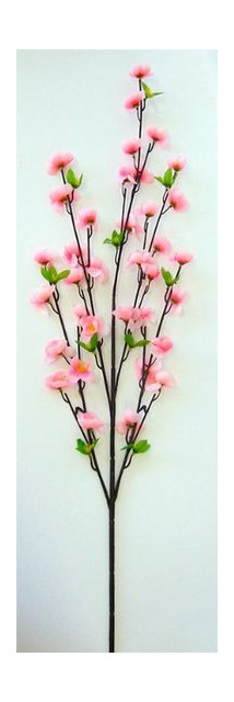Ветка Даршан сакуры розовая 90 см 5/уп (20311) фото №1