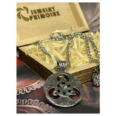 Кулон підвіска Vikings Celtic Knot амулет у кельтському стилі з ланцюжком - Silver фото №5