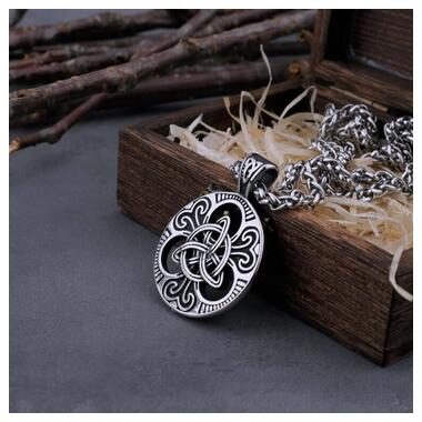 Кулон підвіска Vikings Celtic Knot амулет у кельтському стилі з ланцюжком - Silver фото №2