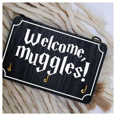 Ключниця настінна мала Welcome, muggles! Гаррі Поттер KEDL_21S023 фото №1