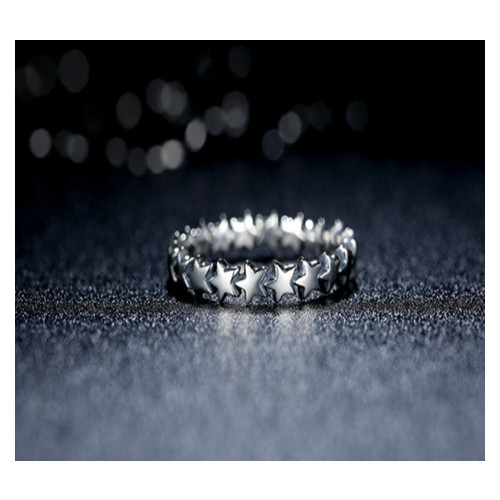 Кольцо серебряное женское Wostu Звездный шлейф размер 17.3 Стерлинговое серебро 925 фото №8