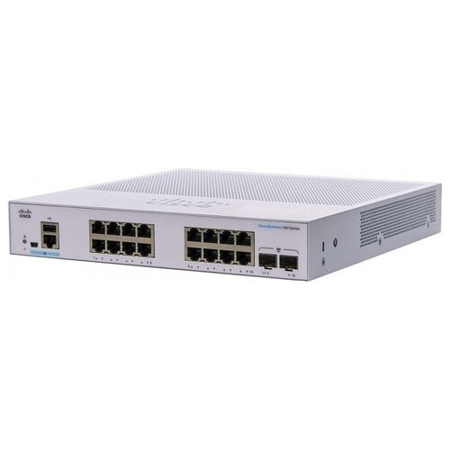 Комутатор Cisco CBS350 Managed 16-port GE 2x1G SFP (CBS350-16T-2G-EU) фото №3