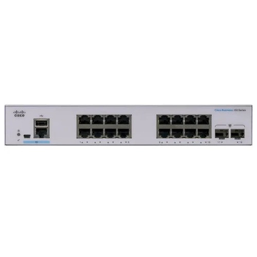 Комутатор Cisco CBS350 Managed 16-port GE 2x1G SFP (CBS350-16T-2G-EU) фото №2